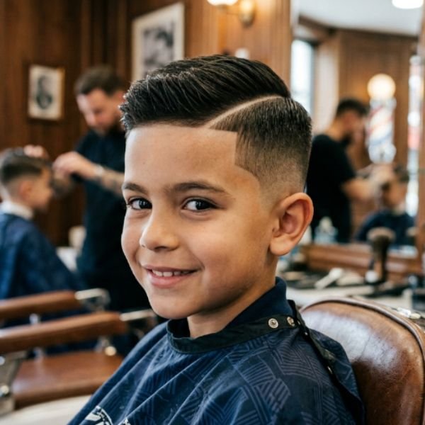 Burst Fade with Hard Part