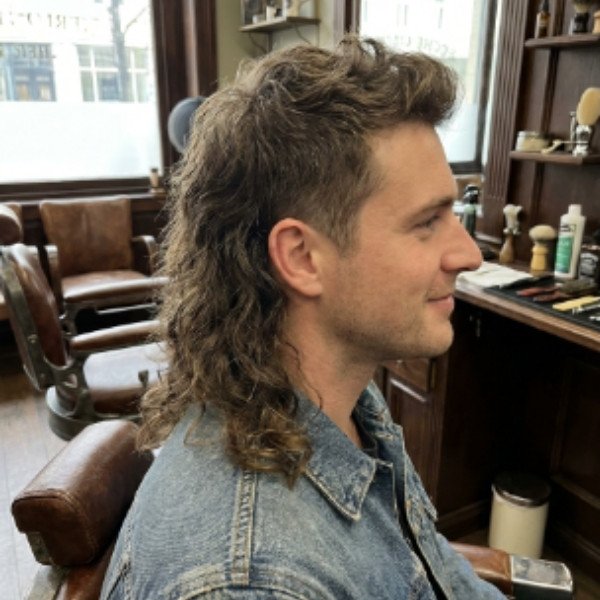 Classic Wavy Mullet Men