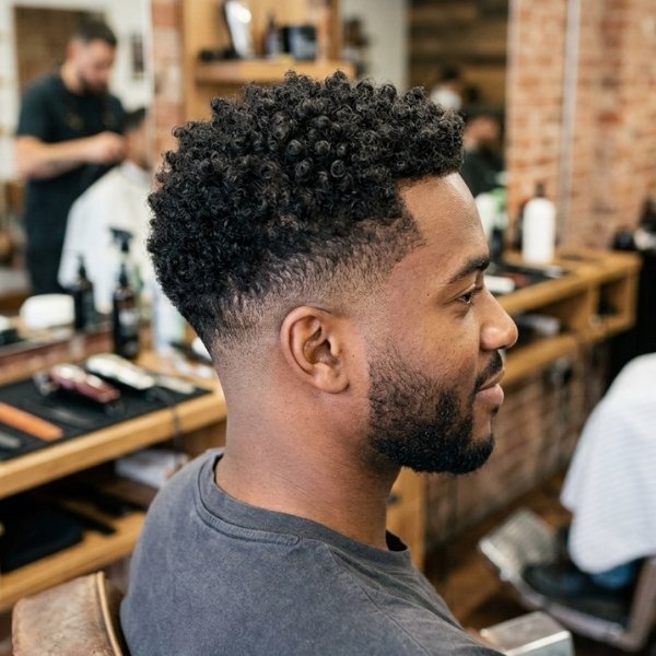 16 Guard Buzz Cut Low Taper Curly Hair for a Natural Finish