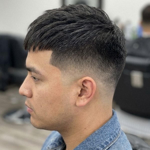  Short Straight Burst Fade
