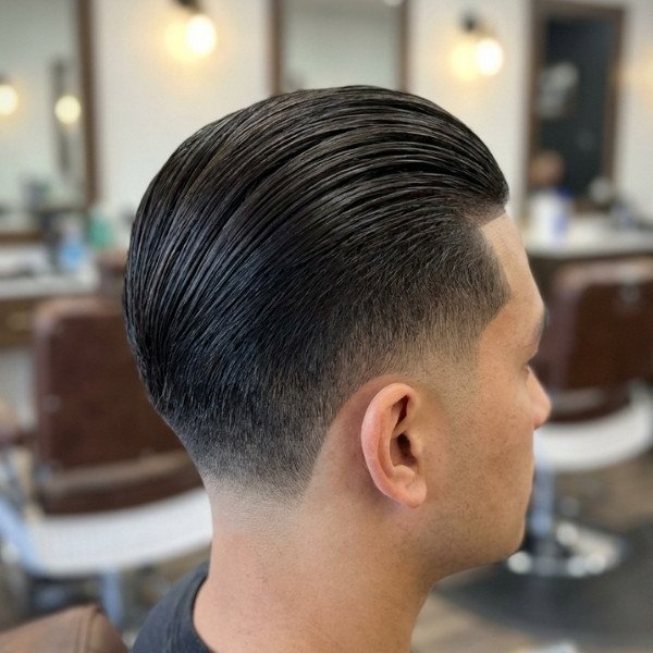  Straight Burst Fade Slick Back