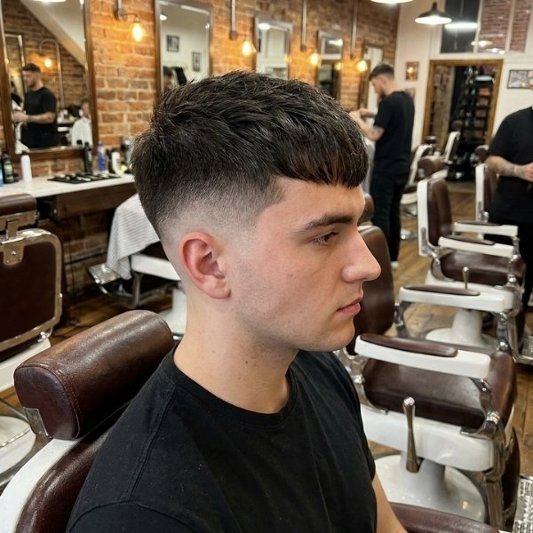  Straight Burst Fade with Fringe